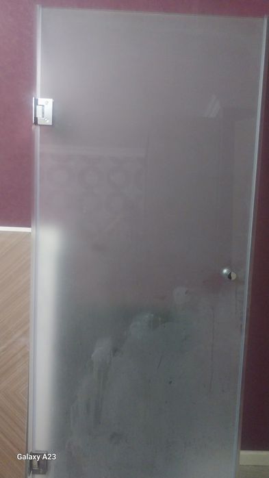 Дверь для душа, стеклянный, прочный.