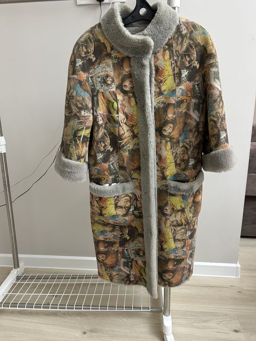 Дубленка двустороння, снутри шуба мутон