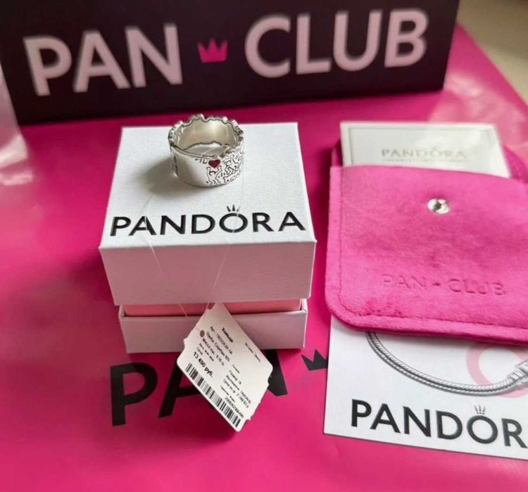кольцо Pandora размер 19 Original