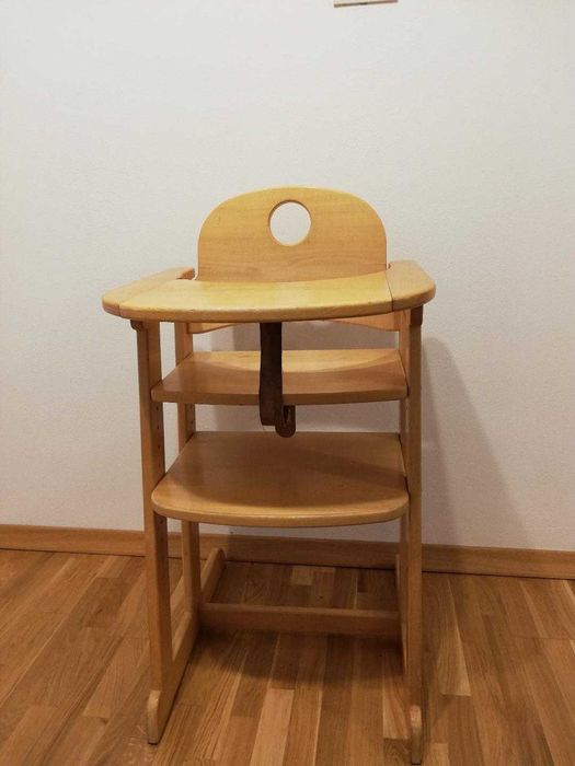 Scaun din lemn pt copil