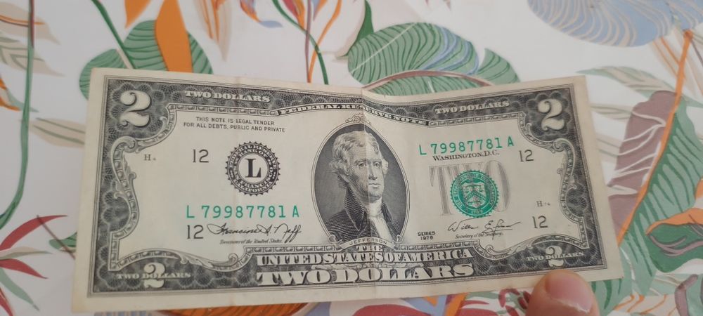 Bacnota 2 Dolari, 2.$ .An 1976. Colectie