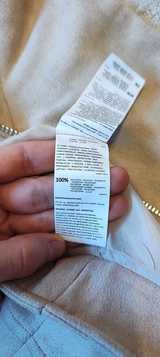 Jacheta imitatie piele intoarsa Sinsay, nou nouta