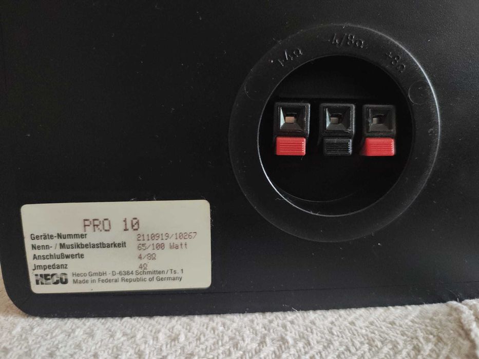 Boxe HECO Professional Pro 10 Vintage Germania 3 căi 65/100W 4Ω-8Ω