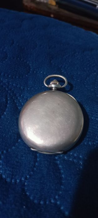Vând ceas de buzunar Auricoste argint
