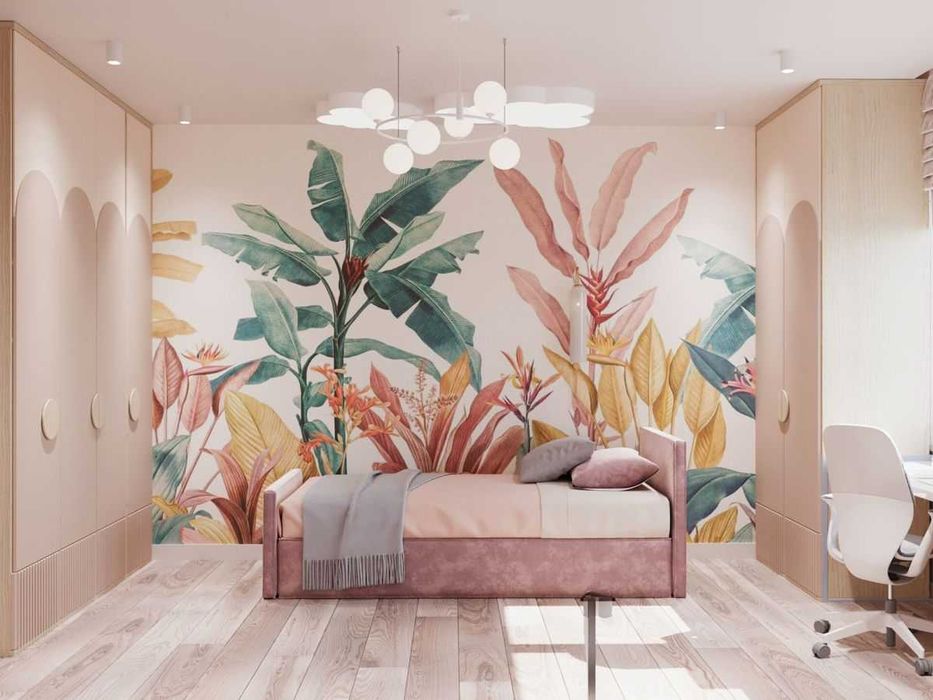 Бесшовные обои с полной лаковой заливкой