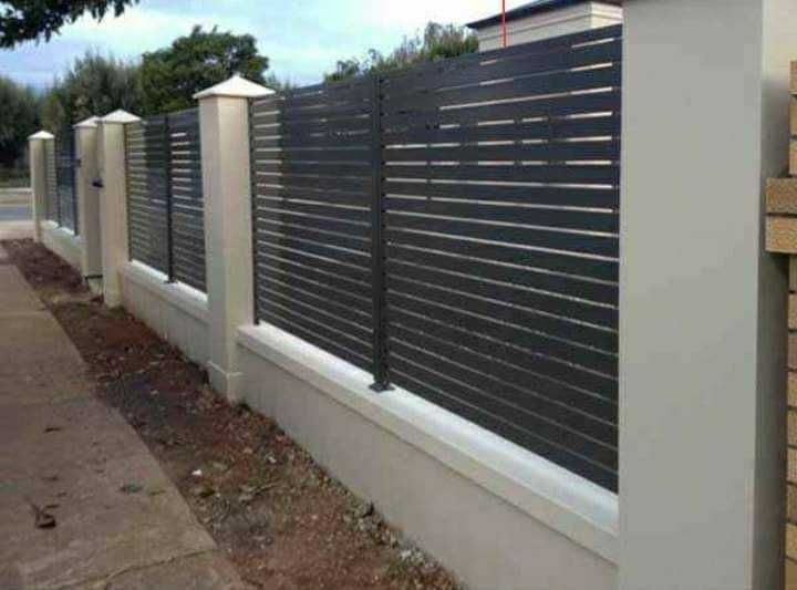 Garduri si porti stil jaluzea, sipca metalica, tabla cutata
