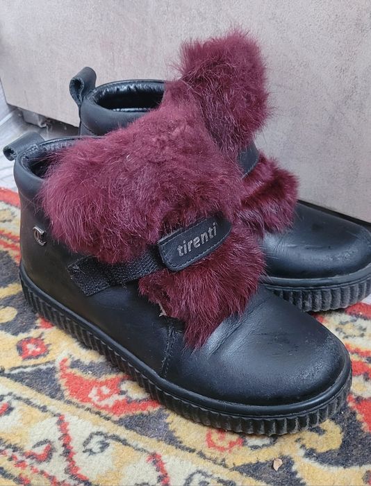 Ботинки кожаные для девочки