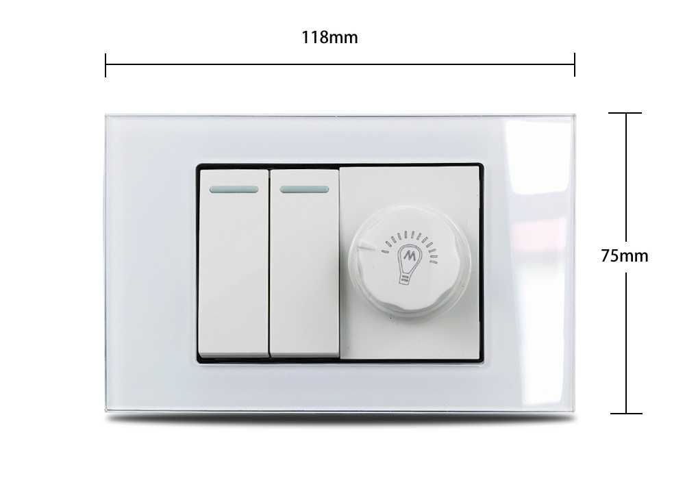 Modular Dimmer 500W 118mm Serie si alte modules
