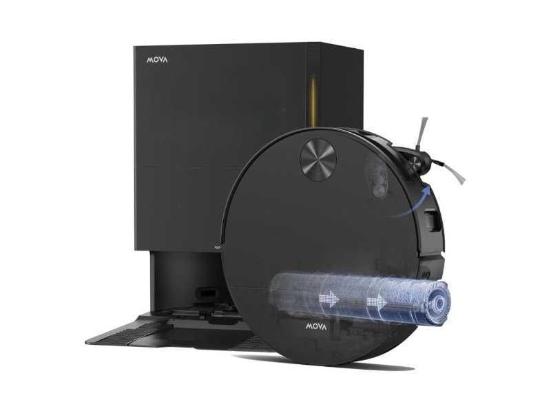 Робот Прахосмукачка MOVA S70 RLZ12 - 28000Pa, Черен