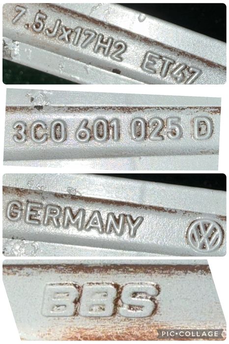 Оригинални Джанти BBS 17” 5х112 VW