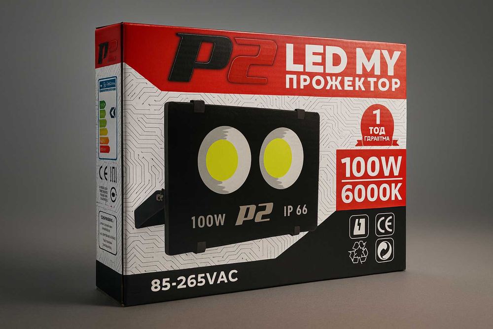 прочныйи доступный LED прожектор-mustahkam va arzon LED proyektor 100W