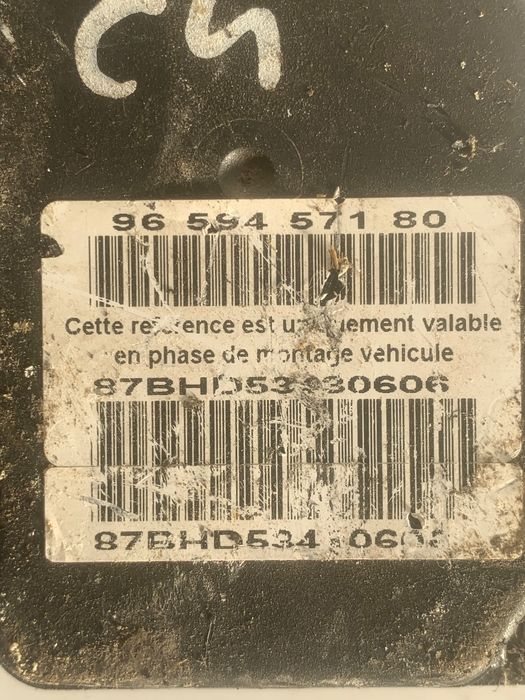 Pompa Abs Citroën C4 I Lc_ 2004 - 2013 9659457180