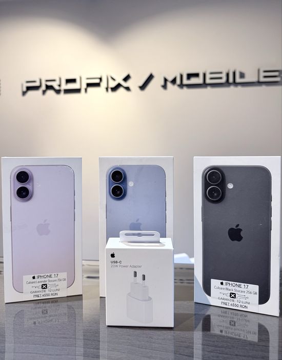 IPhone 17 256 GB/Black/Blue/Lavender/Factura+Garantie