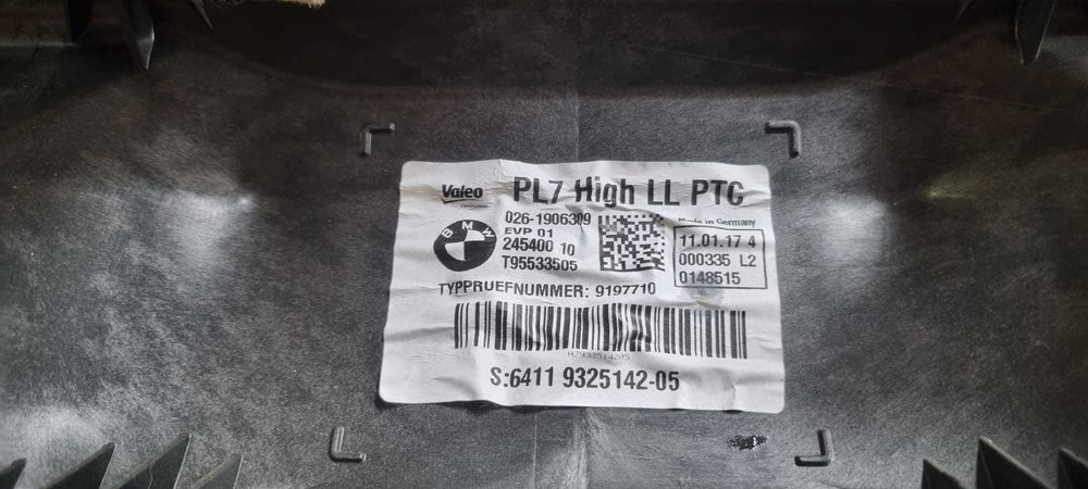 Aeroterma model climatronic BMW F20 F21 F30 F31 F32 F36 cod 9325142