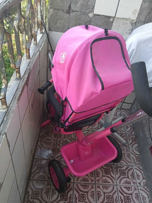 Детский велосипед коляска