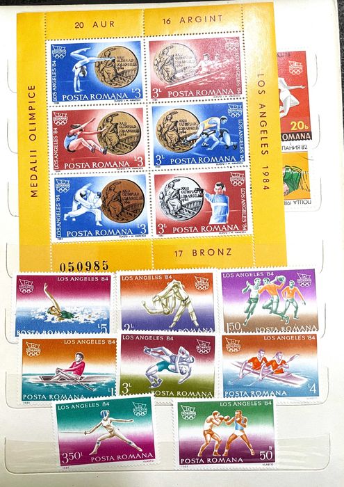Colectie timbre cadou exceptional pentru copii