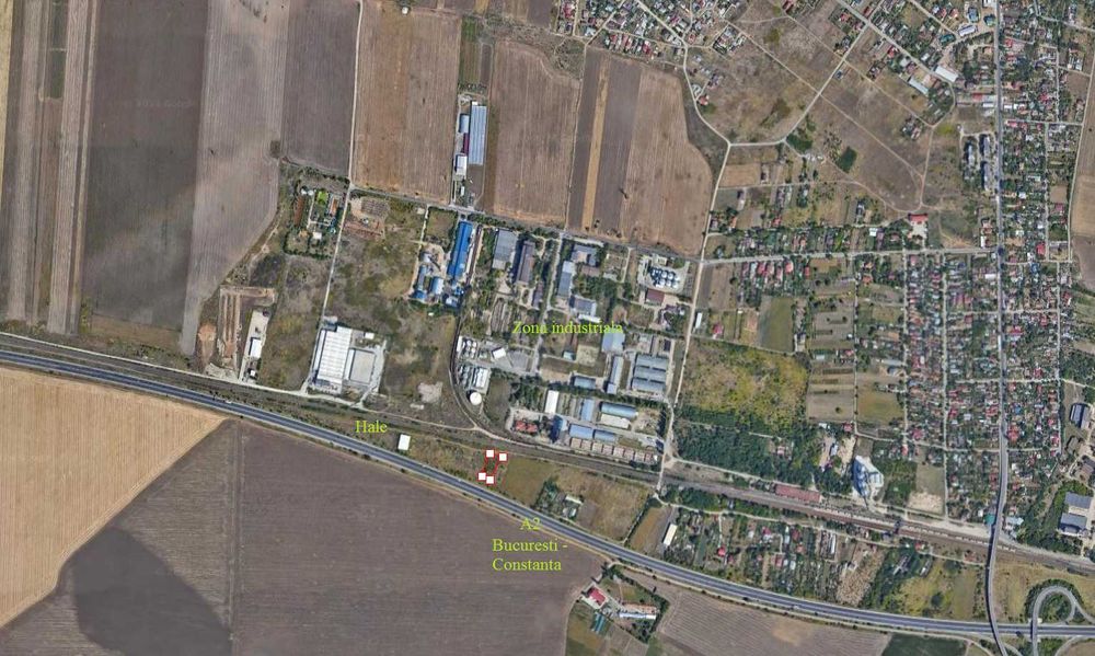 Vând/SCHIMB cu auto  imobil Teren 1000mp,intavilan,langa A2, CU sco