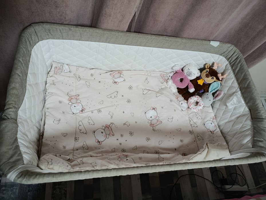 Бебешко кошче за сън с подвижна страница