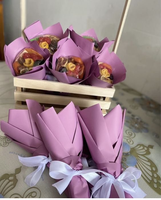 Букеты из сухофруктов