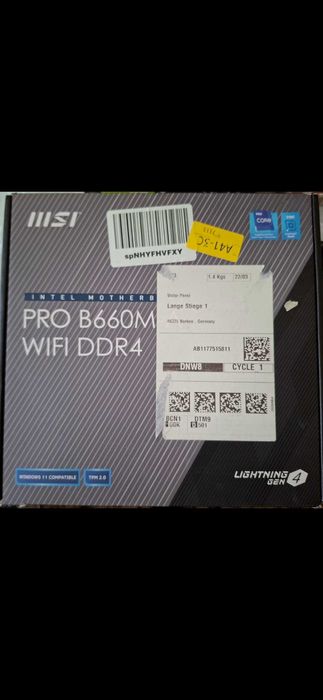 Msi B660M-A WiFi,Intel i5 12600k,Рам Corsair Dominator,SSD SAMSUNG 960 EVO