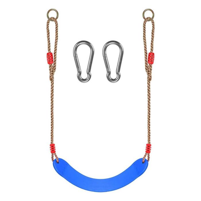 Leagan pentru Copii, Antiderapant, Flexibil, Reglabil Albastru, Rosu