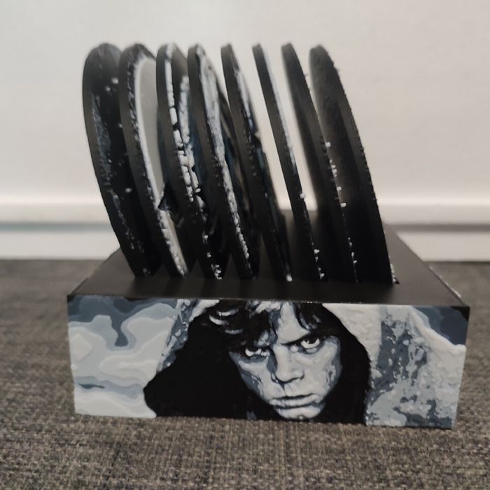 Set personalizat 6 coastere Star Wars + suport – print 3D