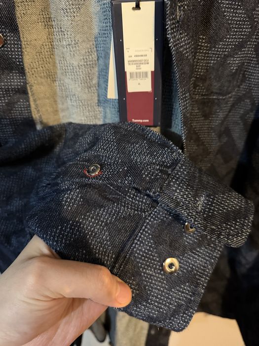 Новая рубашка Tommy Hilfiger monogram XL