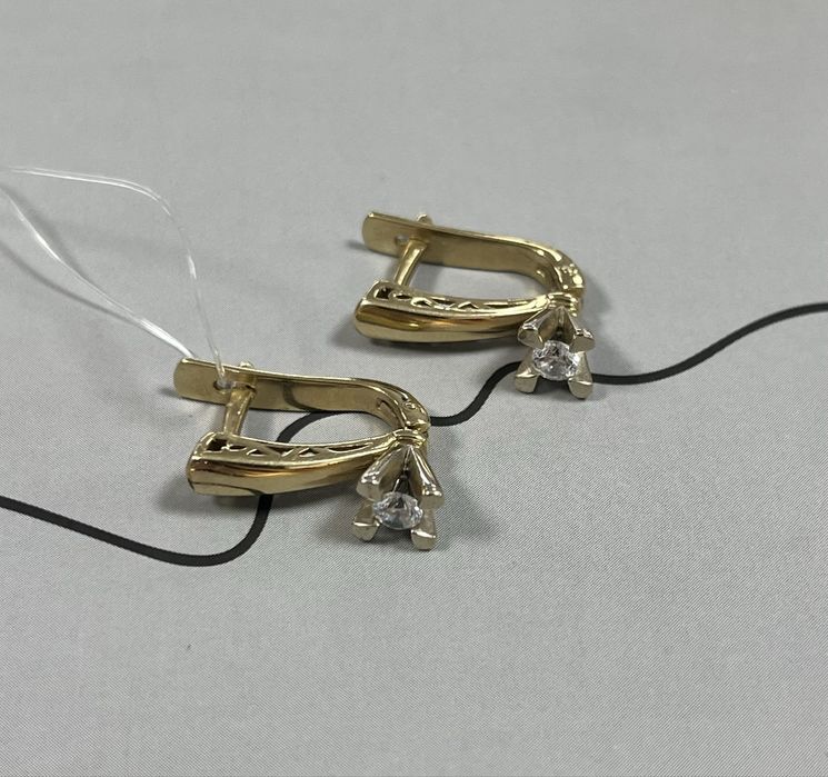 Золотые серьги/Рассрочка без процентов/Bari Bar shop