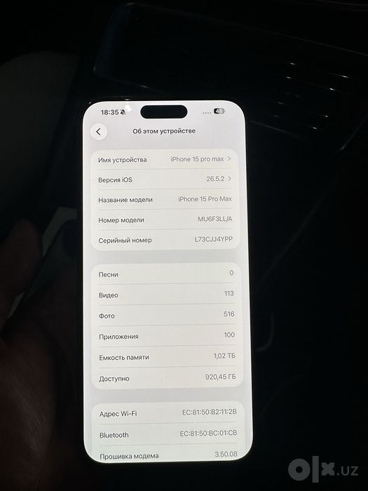 Iphone 15 pro max 1tb