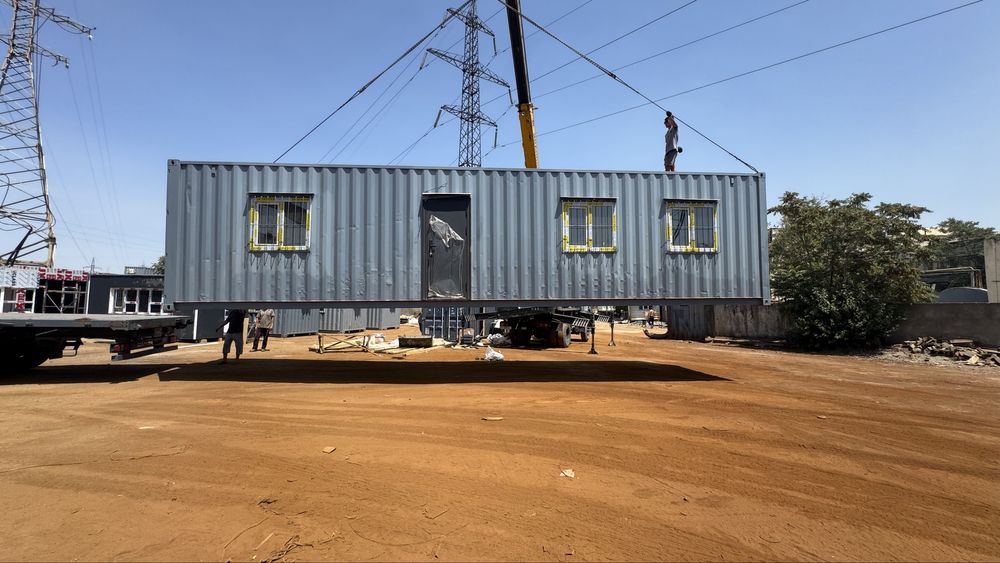 Konteynir ofis контейнер под офис 40 футовы