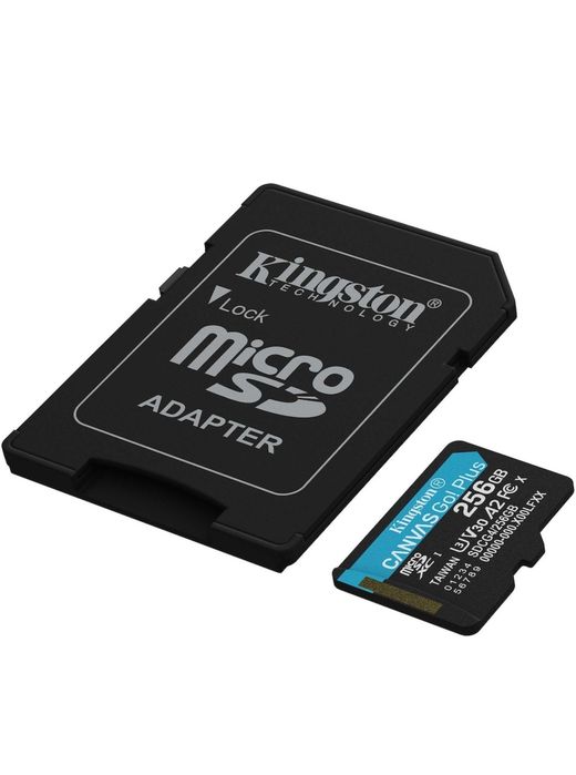 Card de Memorie MicroSDXC Kingston, 256GB , Canvas GO Plus