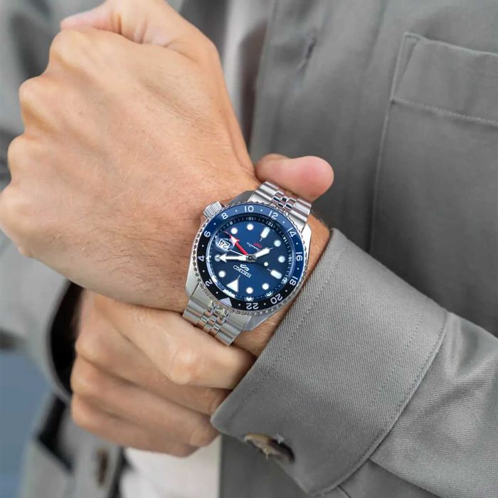 Нов часовник Seiko 5 Sport GMT Automatic SSK003K1 - гаранция