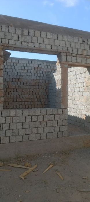 Yangi yol Tinchilik 2 ta 1.2sotix 4 xona uy tomi yopilmagan