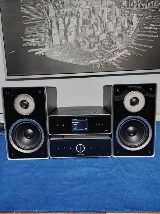 PHILIPS MCi500H Wireless Micro System, nu se aude în  boxe.