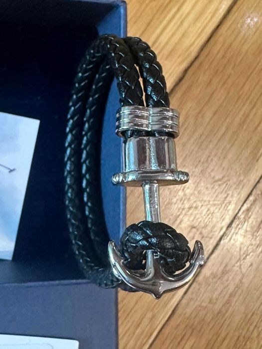 Мъжка кожена гривна на U.S.Polo Assn. since 1890
