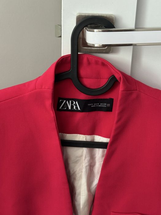 пиджак розовый Zara