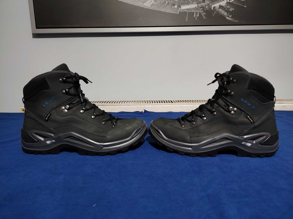 LOWA RENEGADE GTX Mid ghete din piele, mărimea 46, interior 29 cm.