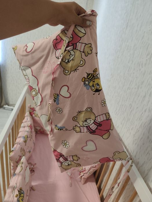 Обиколници с връзки и цип за легло 120/60