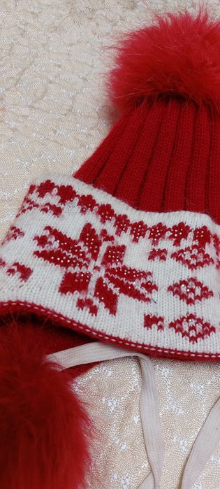Детская зимняя шапка