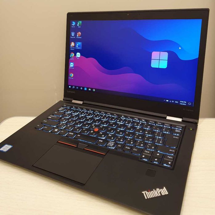 Lenovo X1 Carbon i5 gen 6" 14" FHD 8GB DDR4 256GB SSD BATERIE OK USB C
