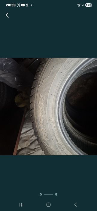 Продам: б/у резину 195×65×15