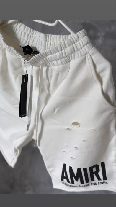 Pantaloni scurti Amiri Essentials Off White syna