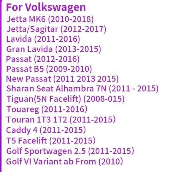 Camera marsarier Volkswagen,Skoda,Audi