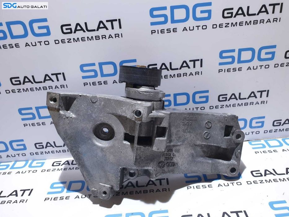 Suport Alternator Accesorii Motor cu Rola Intizatoare Curea Volkswagen Golf 6 1.4 CGG CGGA BUD 2008 - 2014 Cod 036260885 [MA0219]