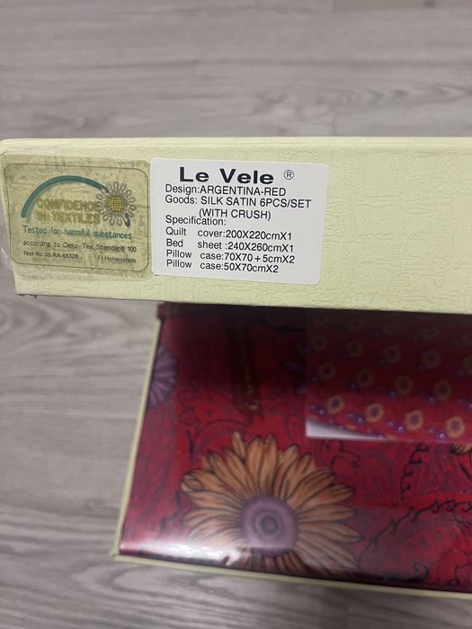 Lenjerie 6 piese Argentina Red