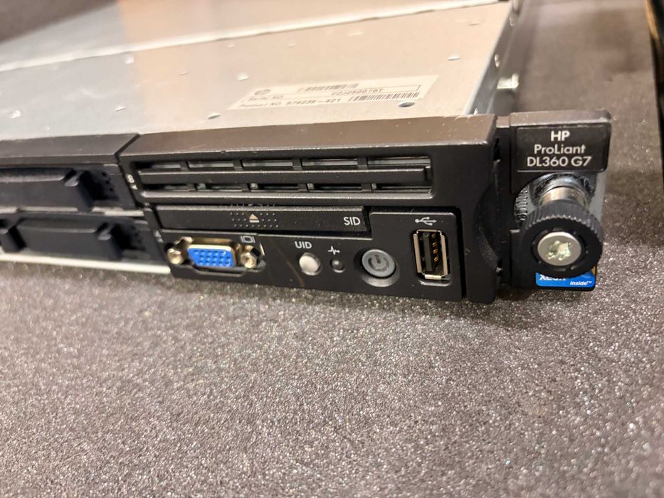 HP ProLiant DL360 G7 – 2x X5650, 12GB RAM, 4x 1GbE, Smart Array P410i, 8Gb FC HBA, 2x 460W сървър