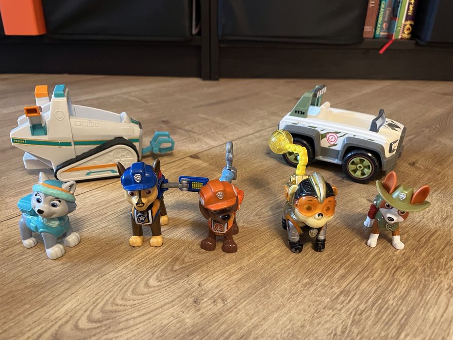 Set  Paw Patrol original - colectie vehicule + figurine