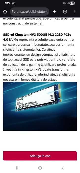 Ssd nvme m2 512gb