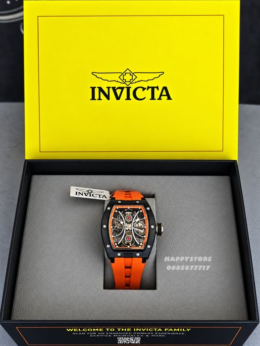 INVICTA Orange Reactor automatic 42 mm, Инвикта нов мъжки часовник