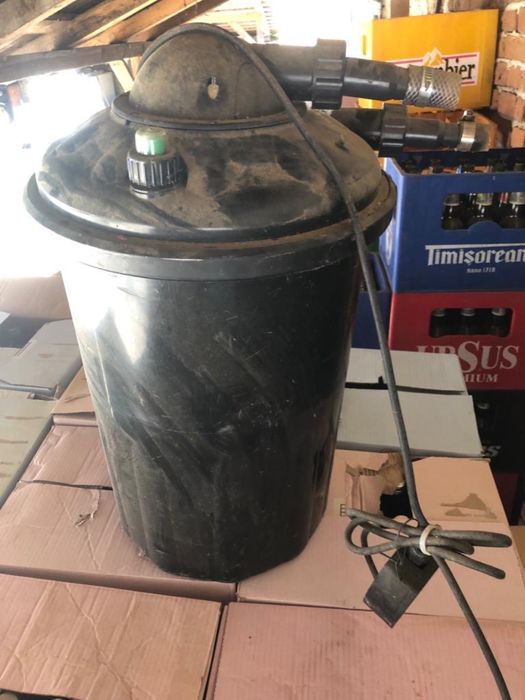 Acvariu din inox + chiller racire apa + filtru curatare apa